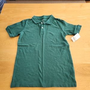 Green polo size 8